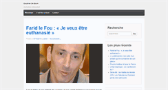 Desktop Screenshot of gauthierdebock.com